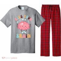 Kiss Your Brain Mental Health Brain Pajama Set thumb 0