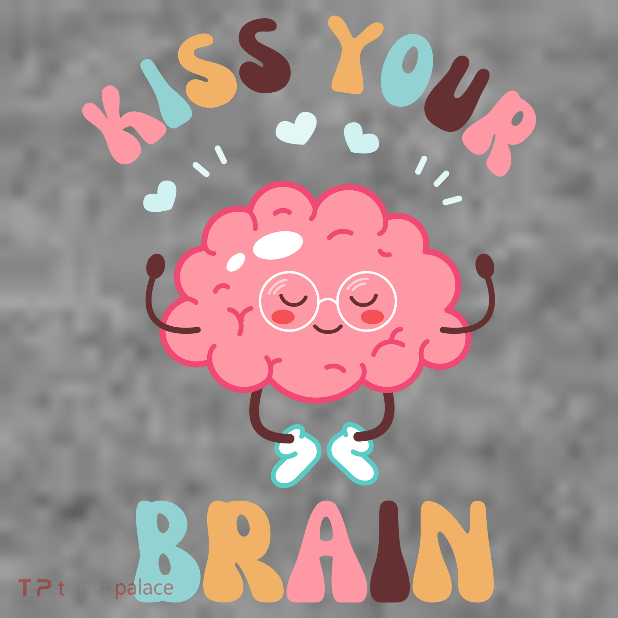 Kiss Your Brain Mental Health Brain Kids Sweatshirt