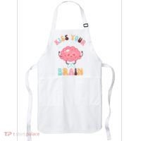 Kiss Your Brain Mental Health Brain Apron thumb 0