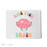 Kiss Your Brain Mental Health Brain Mousepad thumb 0