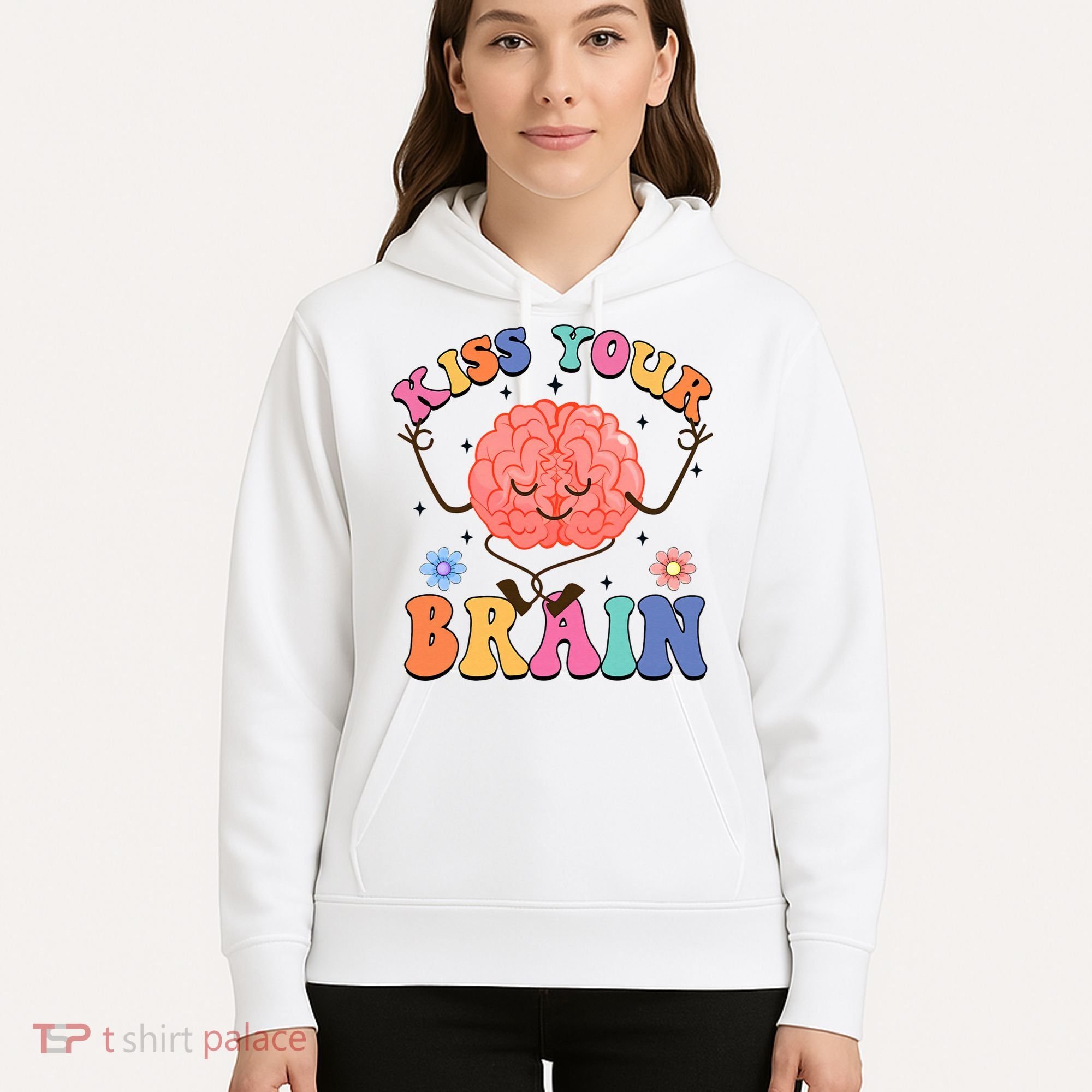 Kiss Your Brain Cute Teacher Appreciation Back To School Hoodie