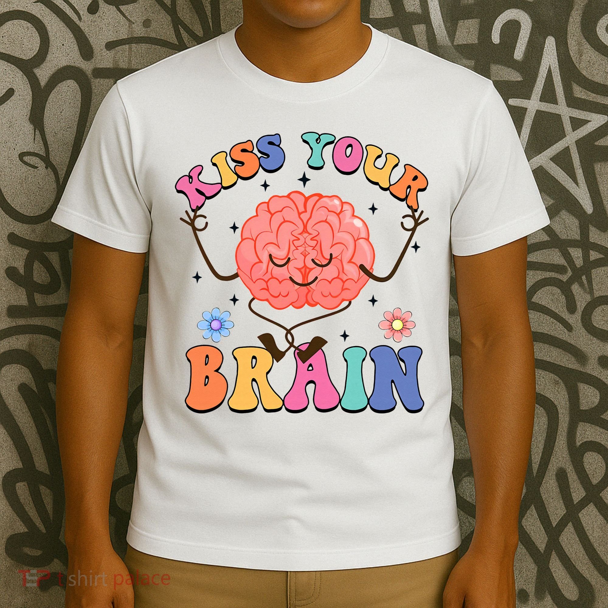 Kiss Your Brain Cute Teacher Appreciation Back To School T-Shirt