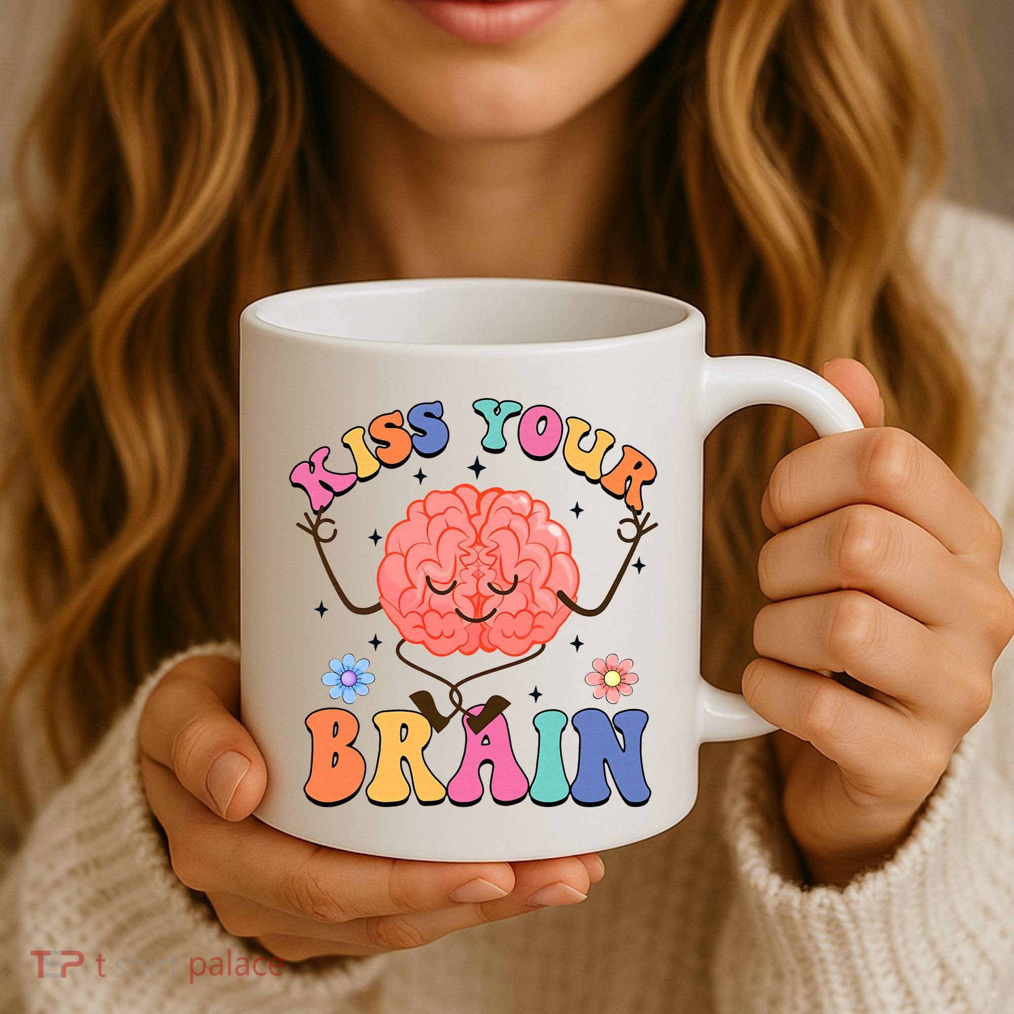 Kiss Your Brain Cute Teacher Appreciation Back To School Coffee Mug