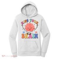 Kiss Your Brain Cute Teacher Appreciation Back To School Women's Hoodie thumb 0