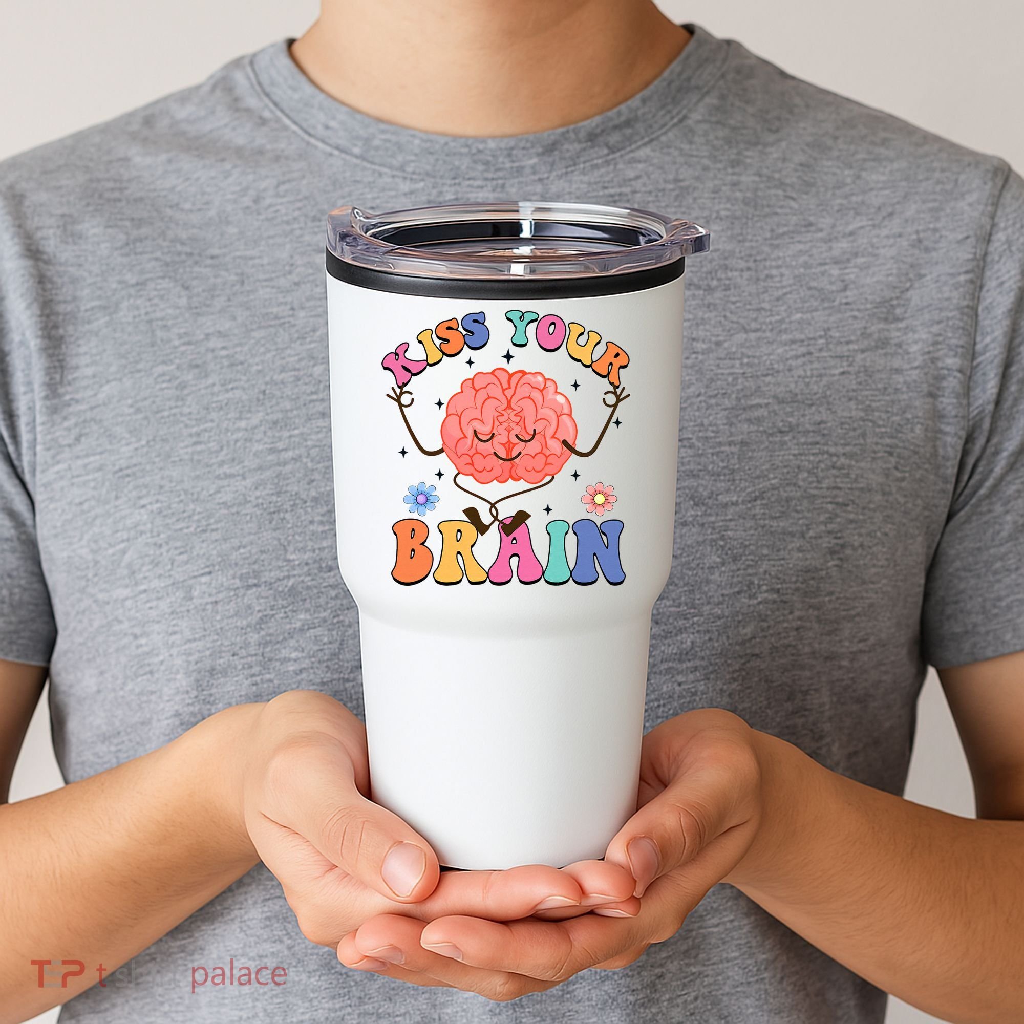 Kiss Your Brain Cute Teacher Appreciation Back To School Tumbler