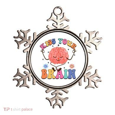 Kiss Your Brain Cute Teacher Appreciation Back To School Ornament