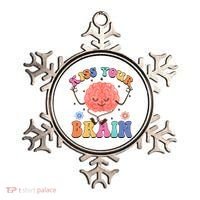 Kiss Your Brain Cute Teacher Appreciation Back To School Ornament thumb 0