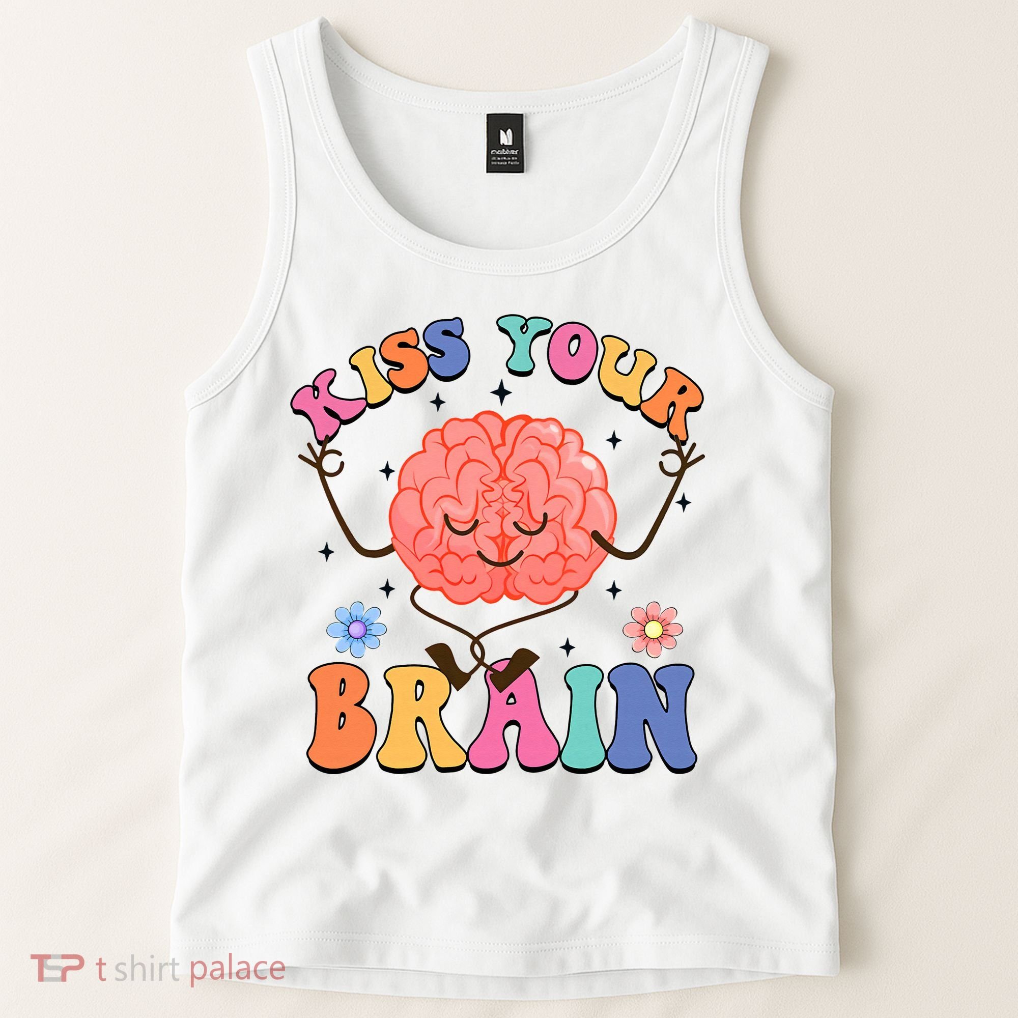 Kiss Your Brain Cute Teacher Appreciation Back To School Tank Top