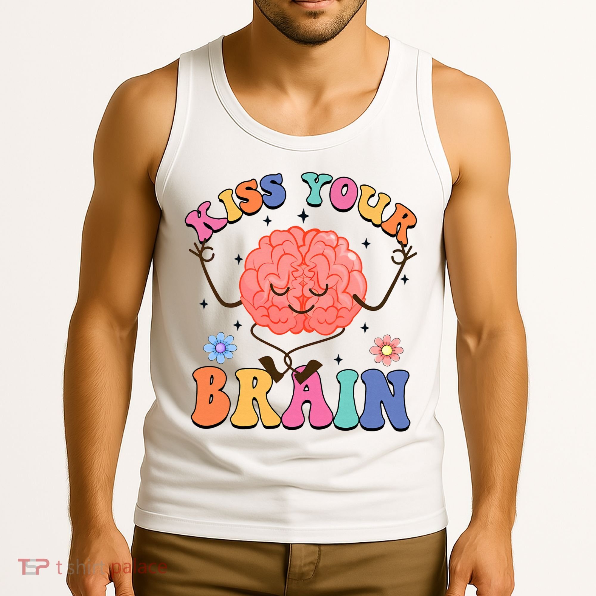 Kiss Your Brain Cute Teacher Appreciation Back To School Tank Top