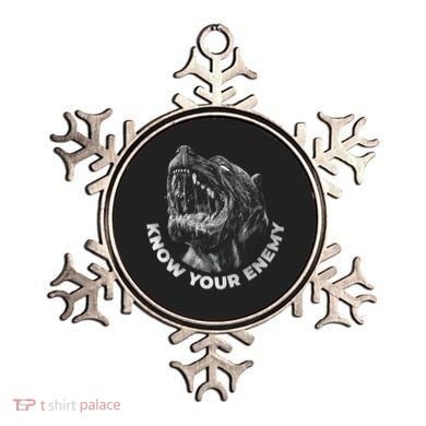 Know Your Enemy Realistic Pitbull Dog Ornament