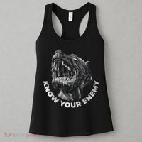 Know Your Enemy Realistic Pitbull Dog Women's Tank Top thumb 3
