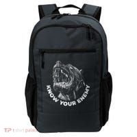Know Your Enemy Realistic Pitbull Dog Backpack thumb 0