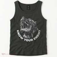 Know Your Enemy Realistic Pitbull Dog Tank Top thumb 2