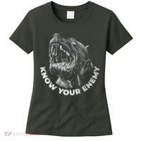 Know Your Enemy Realistic Pitbull Dog Women's T-Shirt thumb 0