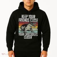 Keep Your Friends Close Your Crocodiles Closer Crocodile Hoodie thumb 2