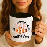 Keep Your Friends Close And Your Anemones Closer Coffee Mug thumb 3
