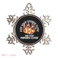Keep Your Friends Close And Your Anemones Closer Ornament thumb 0