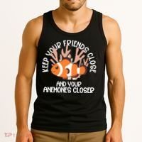 Keep Your Friends Close And Your Anemones Closer Tank Top thumb 3