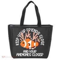 Keep Your Friends Close And Your Anemones Closer Tote Bag thumb 0
