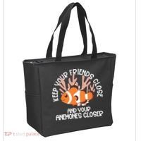 Keep Your Friends Close And Your Anemones Closer Tote Bag thumb 2