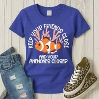 Keep Your Friends Close And Your Anemones Closer Women's T-Shirt thumb 3