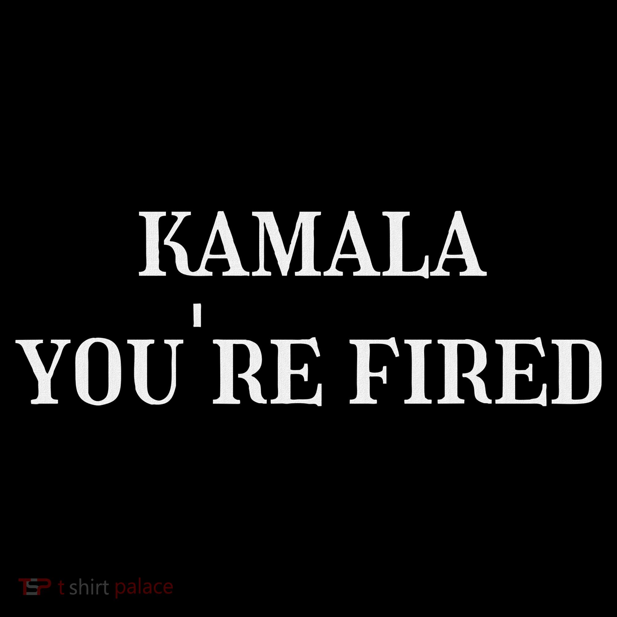 Kamala YouRe Fired Funny Text Visor