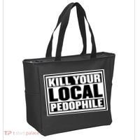 Kill Your Local Pedophile Tote Bag thumb 2