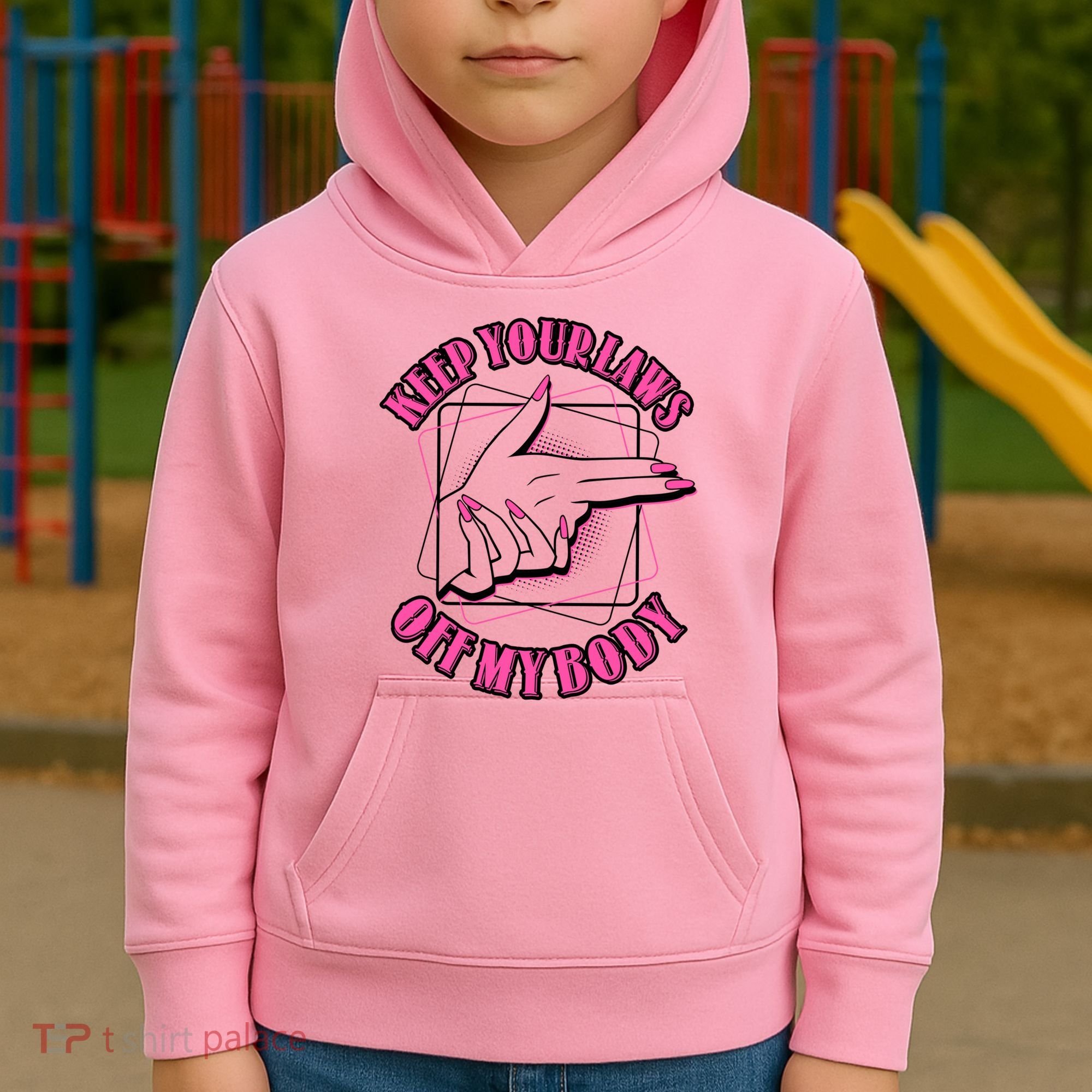 Keep Your Laws Off My Body Pro Roe Kids Hoodie