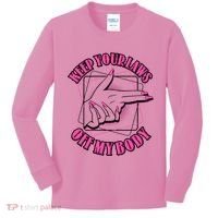 Keep Your Laws Off My Body Pro Roe Kids Long Sleeve Shirt thumb 0