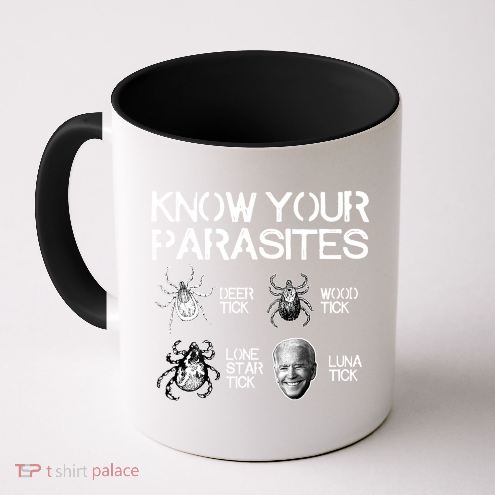Know Your Parasites Tick Biden Coffee Mug