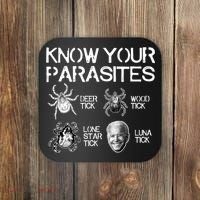 Know Your Parasites Tick Biden Coaster thumb 0