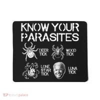 Know Your Parasites Tick Biden Mousepad thumb 0