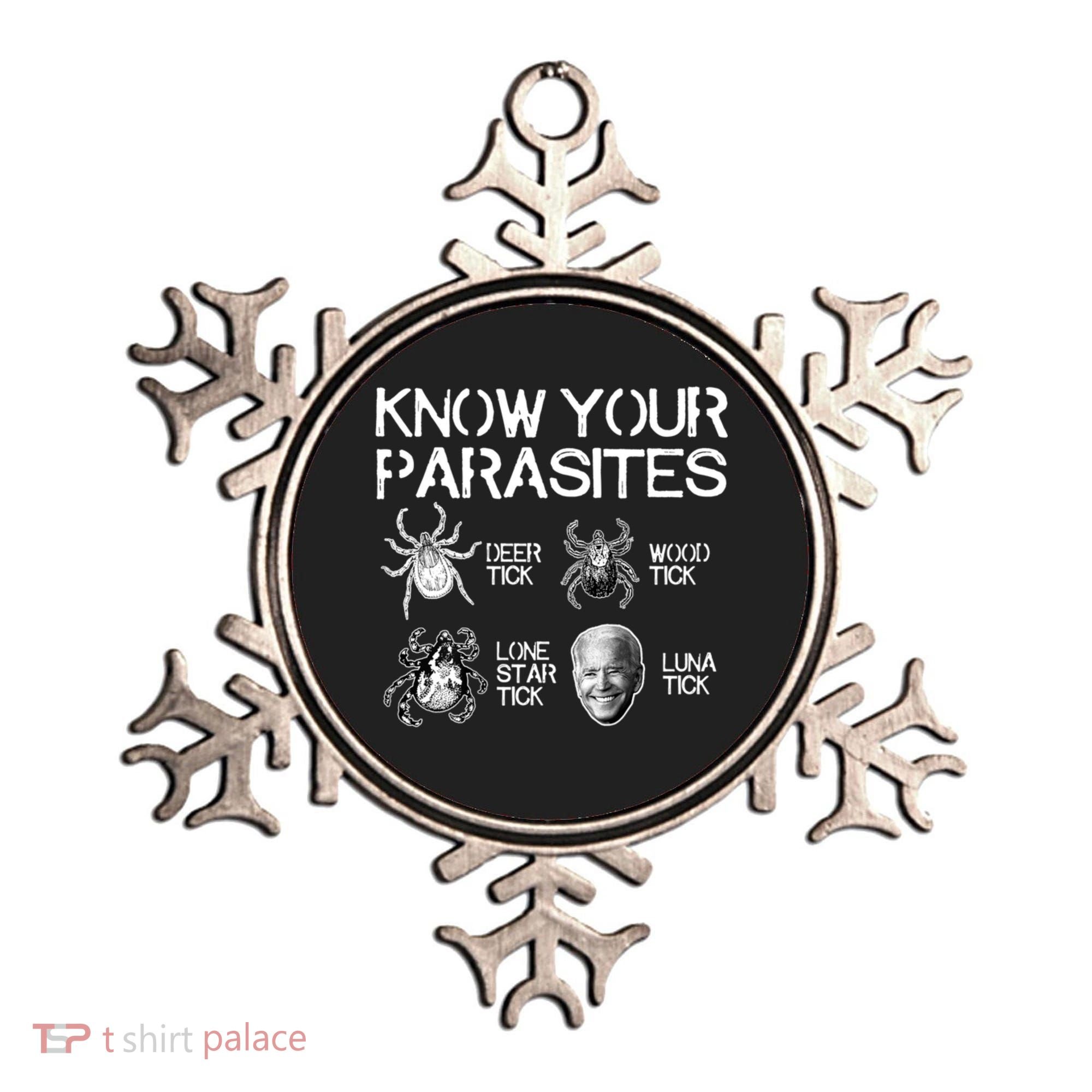Know Your Parasites Tick Biden Ornament