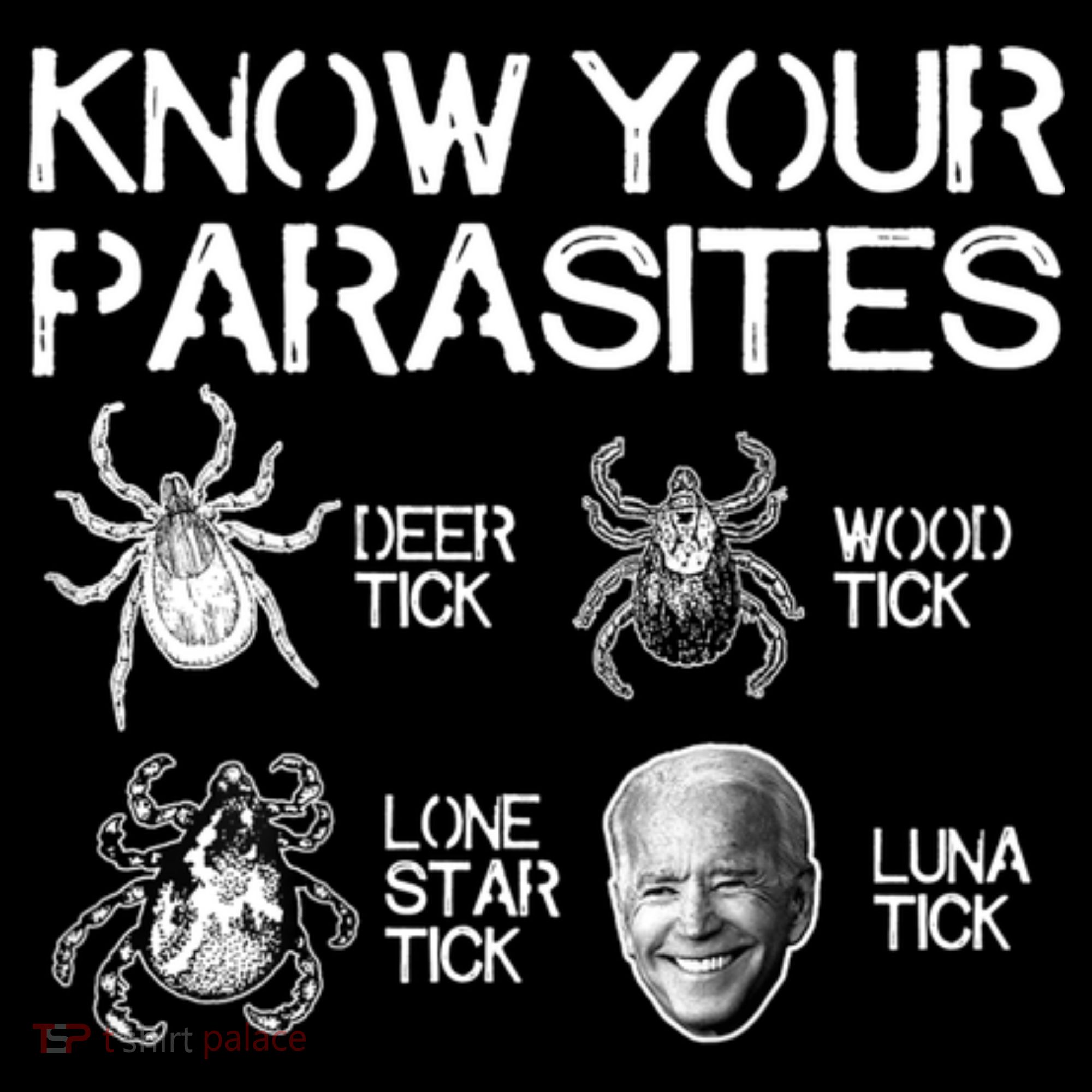 Know Your Parasites Tick Biden Baby Bodysuit