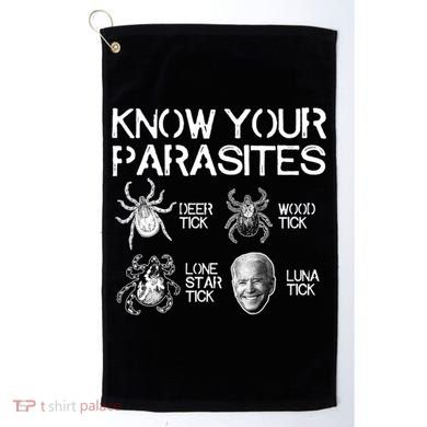 Know Your Parasites Tick Biden Golf Towel
