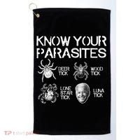Know Your Parasites Tick Biden Golf Towel thumb 0