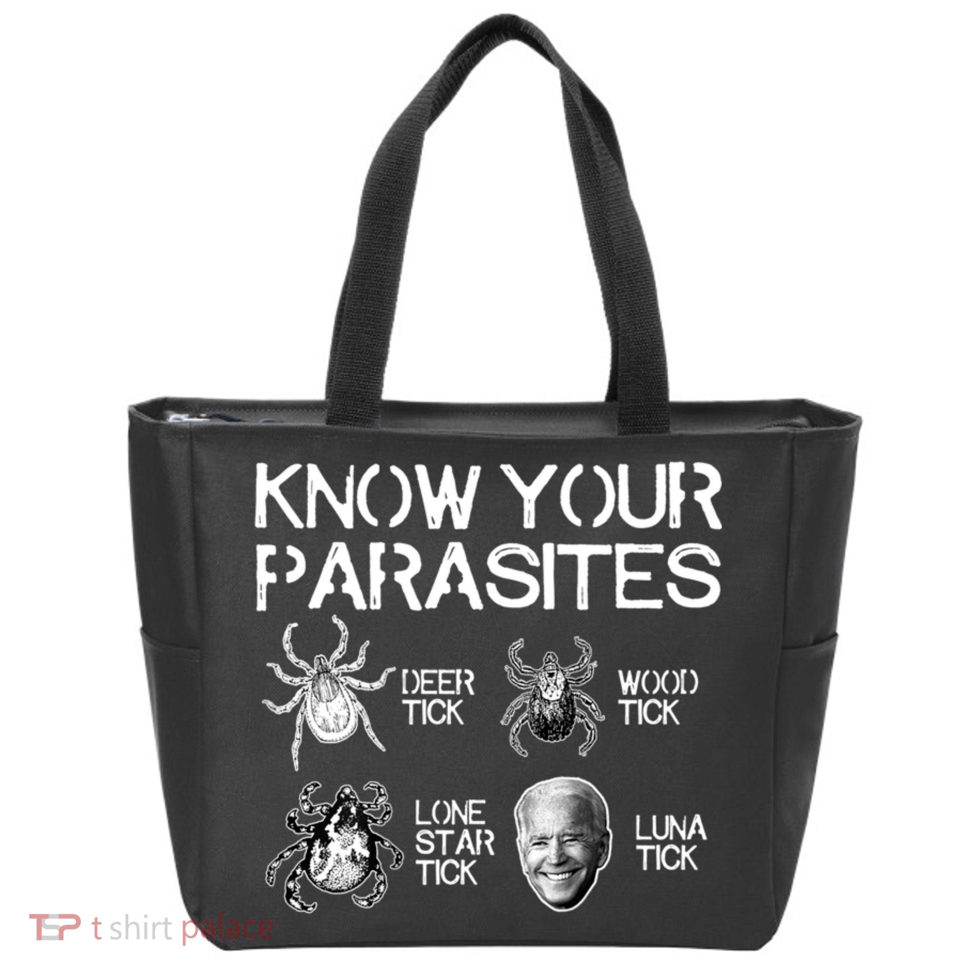 Know Your Parasites Tick Biden Tote Bag