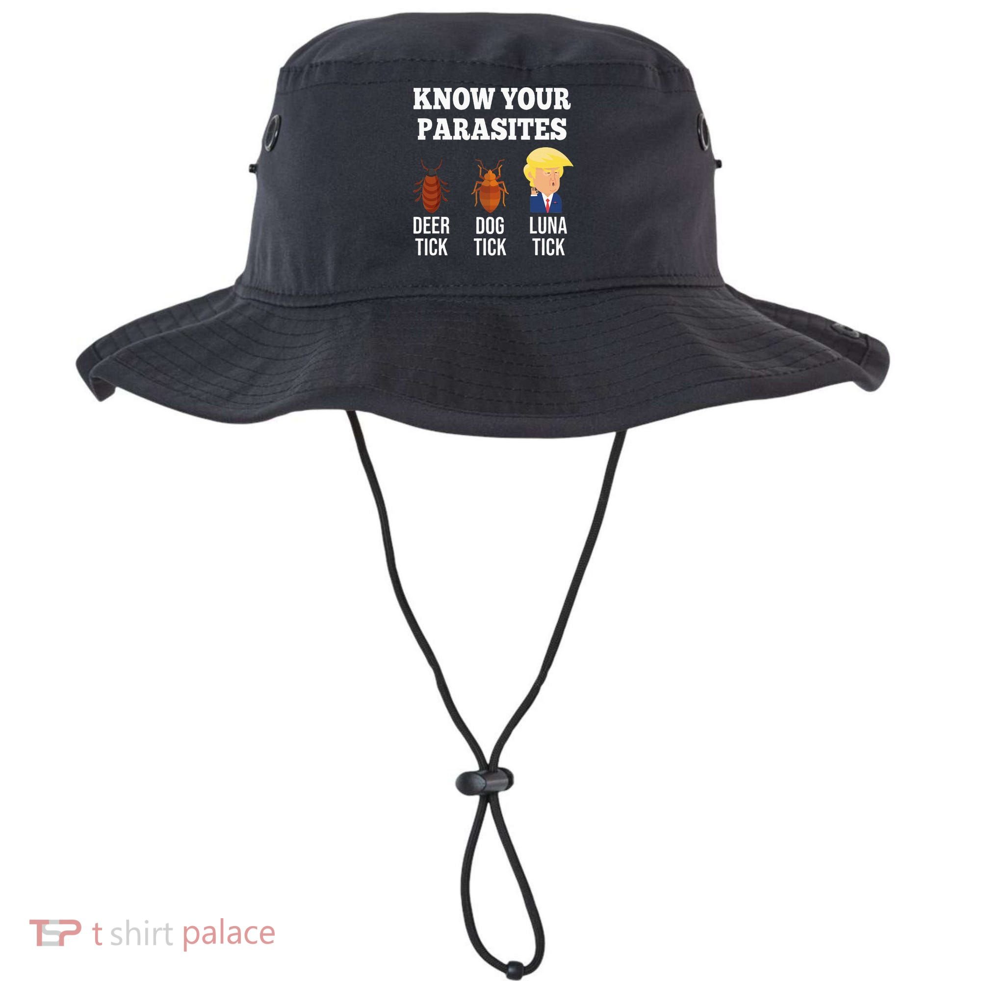 Know Your Parasites Antitrump Funny Luna Tick Resist Bucket Hat