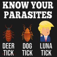 Know Your Parasites Antitrump Funny Luna Tick Resist Women's Hoodie thumb 2