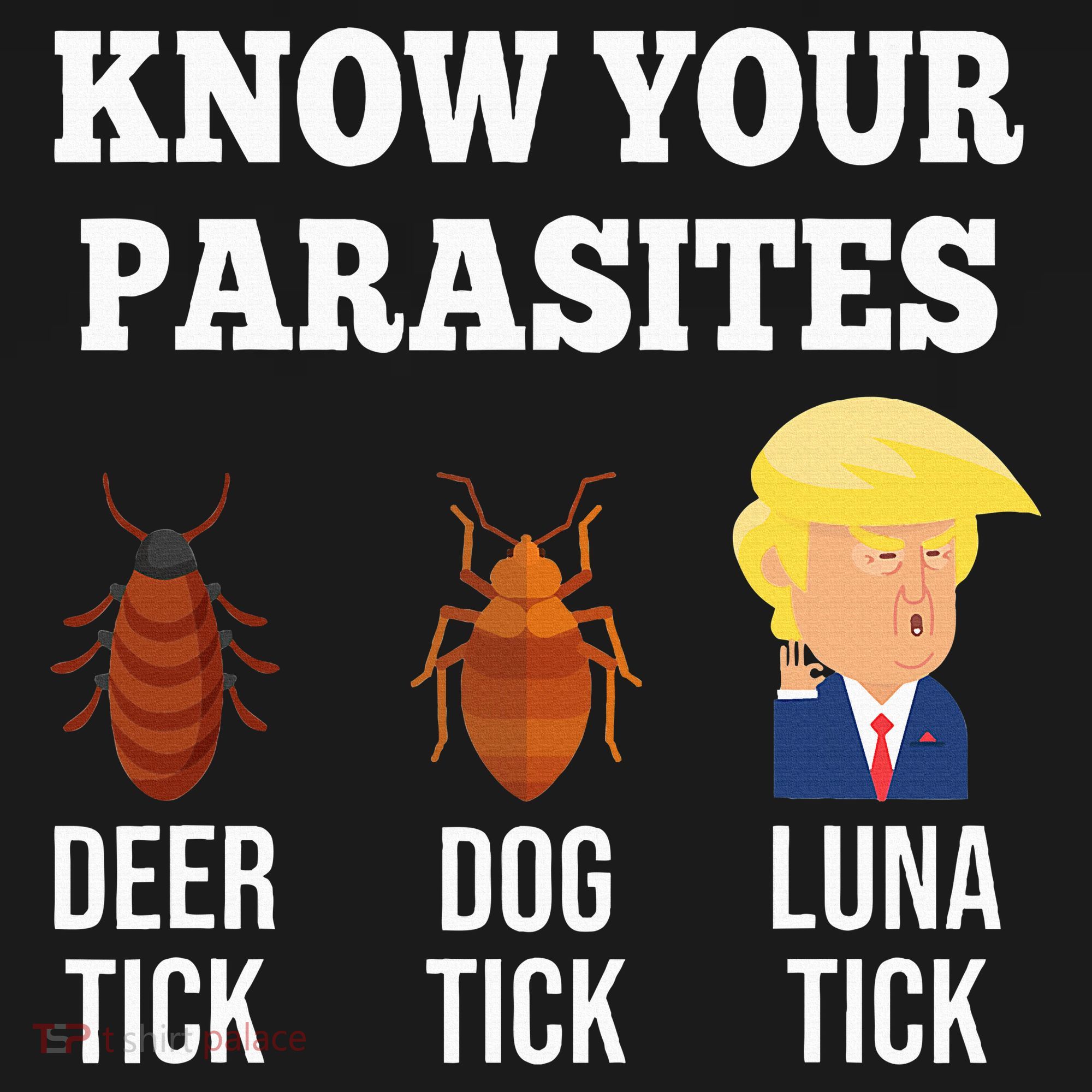 Know Your Parasites Antitrump Funny Luna Tick Resist Women's Hoodie