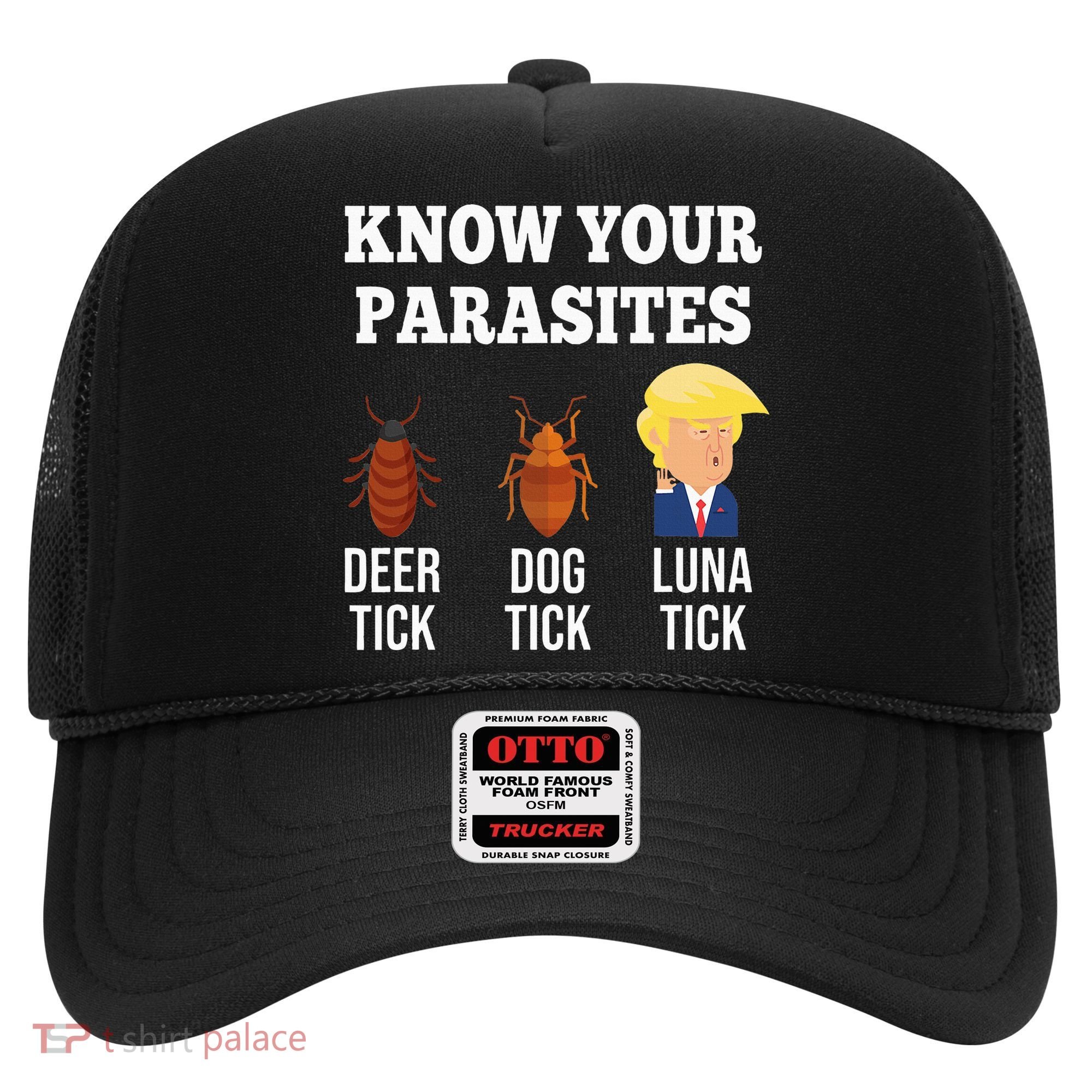 Know Your Parasites Antitrump Funny Luna Tick Resist Hat