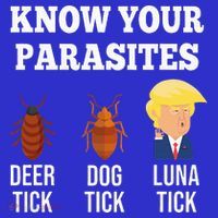 Know Your Parasites Antitrump Funny Luna Tick Resist Sweatshirt thumb 3