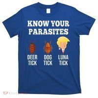 Know Your Parasites Antitrump Funny Luna Tick Resist T-Shirt thumb 0