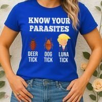 Know Your Parasites Antitrump Funny Luna Tick Resist Women's T-Shirt thumb 2