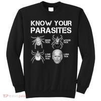 Know Your Parasites Anti Joe Biden Funny Sweatshirt thumb 0