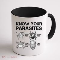 Know Your Parasites Anti Joe Biden Funny Coffee Mug thumb 1