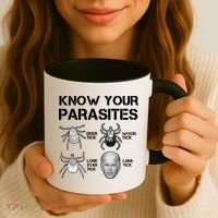 Know Your Parasites Anti Joe Biden Funny Coffee Mug thumb 3