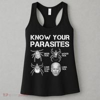 Know Your Parasites Anti Joe Biden Funny Women's Tank Top thumb 3