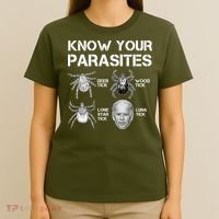 Know Your Parasites Anti Joe Biden Funny T-Shirt thumb 4