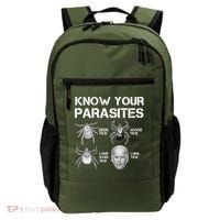 Know Your Parasites Anti Joe Biden Funny Backpack thumb 0